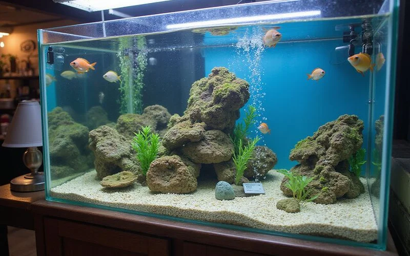 Comparison chart of tropical fish that thrive in Florida hard water versus soft-water species needing RO/DI