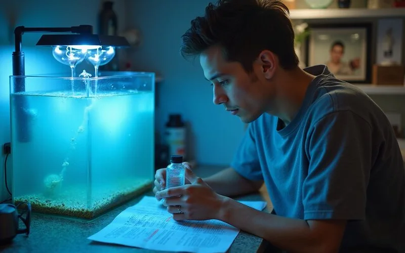 Infographic showing top 5 beginner aquarium mistakes